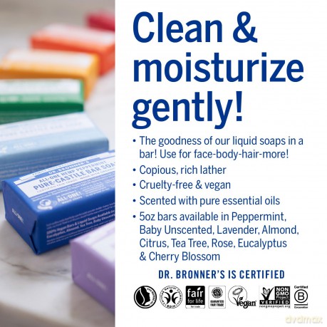 Dr. Bronner's - Bar Soap Cherry Blossom 140 g