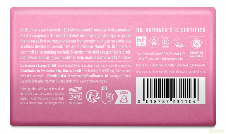 Dr. Bronner's - Bar Soap Cherry Blossom 140 g