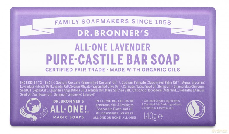 Dr. Bronner's - Bar Soap Lavender 140 g