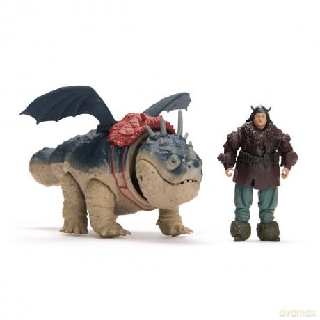 Dragons Movie - Viking and Deluxe Dragon - Gronckle + Fishlegs