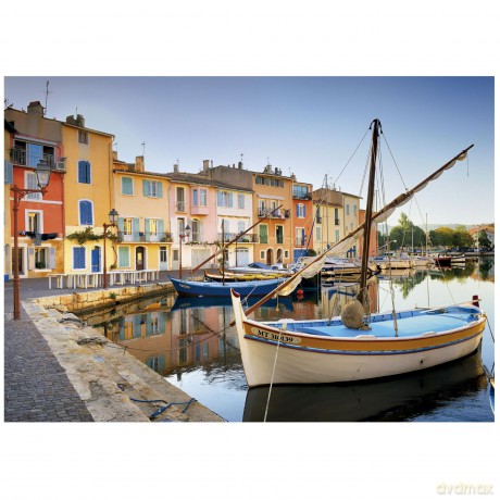 Educa - 1000 pcs - Harbour In Martigues puzzle (80-19928)