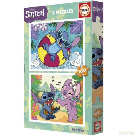 Educa - 2X100 Disney Stich (80-19998)