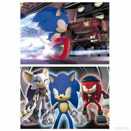 Educa - 2x100 Sonic Prime Neon Puzzle (80-19629)