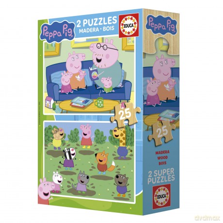 Educa - 2x25 pcs, Peppa Pig (80-20334)