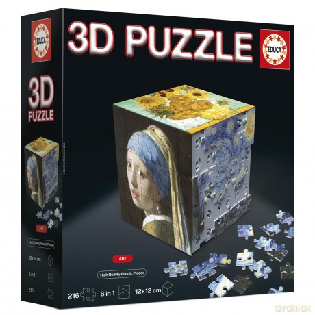 Educa - 3D Puzzle Cube Art (80-20123)