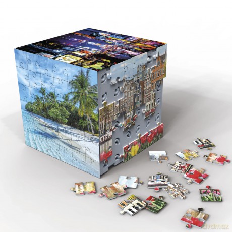 Educa - 3D Puzzle Cube Travel (80-20124)
