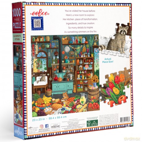 eeBoo - Puzzle 1000 pcs - Alchemist's Kitchen - (EPZTALK)
