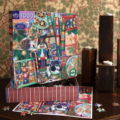 Eeboo - Puzzle 1000 pcs - Christmas Decoration (EPZTCDR)