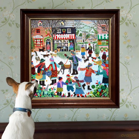 Eeboo - Puzzle 1000 pcs - Christmas in the Square (EPZT211)