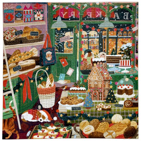 Eeboo - Puzzle 1000 pcs - Holiday Bakery (EPZT774)