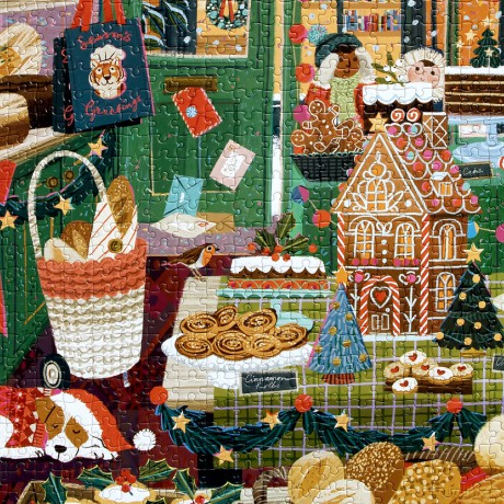 Eeboo - Puzzle 1000 pcs - Holiday Bakery (EPZT774)