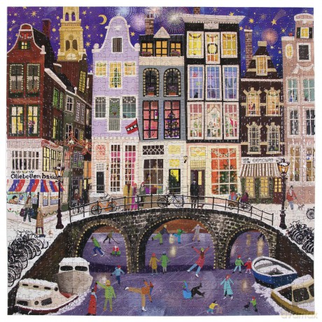 eeBoo - Puzzle 1000 pcs - Magical Amsterdam - (EPZTAMD