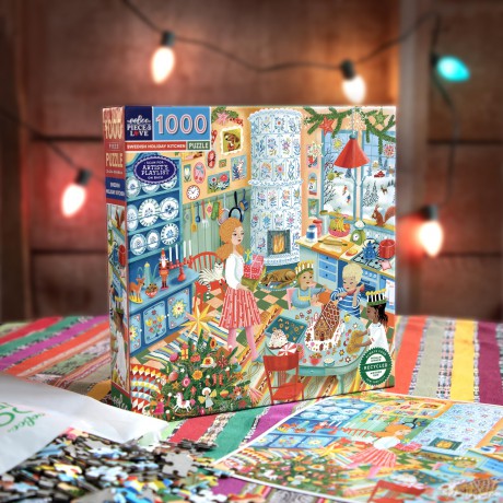 Eeboo - Puzzle 1000 pcs - Swedish Holiday Kitchen (EPZT750)