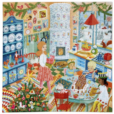 Eeboo - Puzzle 1000 pcs - Swedish Holiday Kitchen (EPZT750)