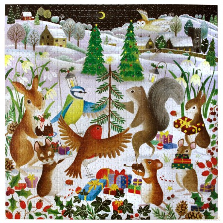 Eeboo - Puzzle 1000 pcs - The Little Christmas Tree (EPZTTLT)