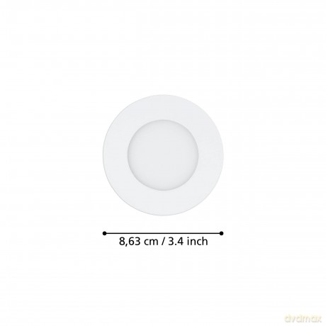 Eglo - Fueva-Z Set of 3 Recessed Lights 8.5 - Smart Tunable White