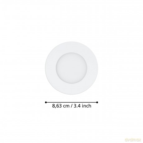 Eglo - Fueva-Z Set of 3 Recessed Lights 8.5 - Smart Tunable White