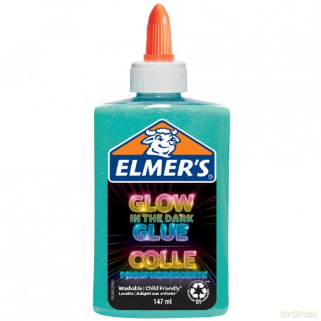 Elmer's - Glow-in-the-dark Liquid Glue - Blue (147 ml) (2162078)