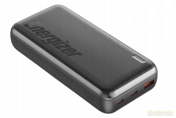 Energizer - 20K high capacity fast charging power bank - 20000mAh - Black