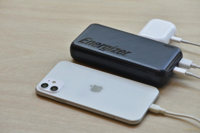 Energizer - 20K high capacity fast charging power bank - 20000mAh - Black