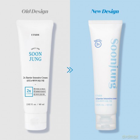 Etude - SoonJung 2x Barrier Intensive Cream - 60 ml [KOMSETYKI]