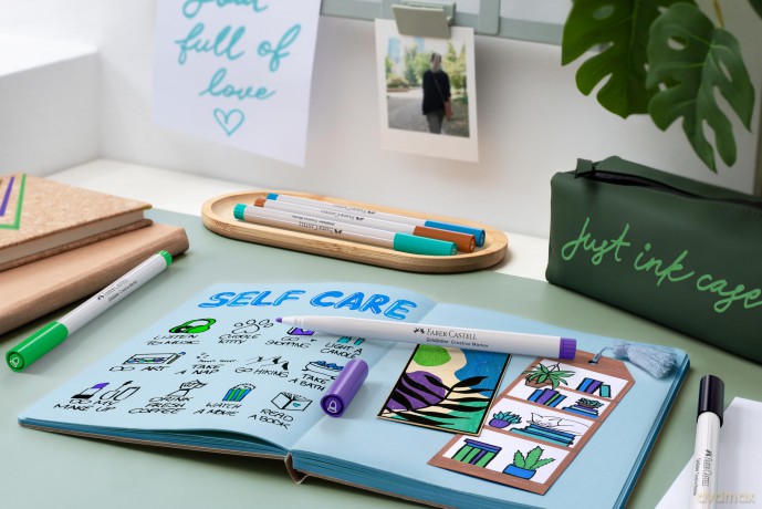 Faber-Castell - Creative Marker Gofa 1.5 - Creative Haven - 6 pcs (160603)