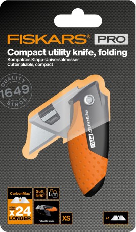 Fiskars - CarbonMax Compact Folding Utility Knife