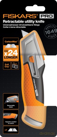 Fiskars - CarbonMax Retractable Utility Knife