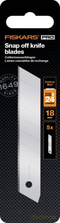 Fiskars - CarbonMax snap off blades - 18 mm - 5 pack