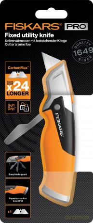 Fiskars - CarbonMax Utility Knife - Fixed Blade