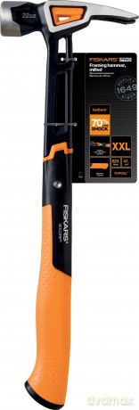 Fiskars - IsoCore Framing Hammer - Milled - XXL