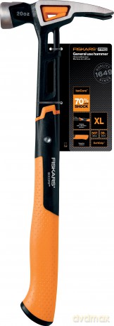 Fiskars - IsoCore General Use Hammer XL - 20oz/15.5