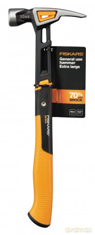 Fiskars - IsoCore General Use Hammer XL - 20oz/15.5