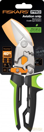 Fiskars - PowerGear Aviation Snip - Offset Right