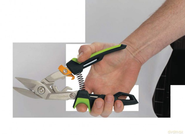 Fiskars - PowerGear Aviation Snip - Offset Right