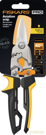 Fiskars - PowerGear Aviation Snip - Straight