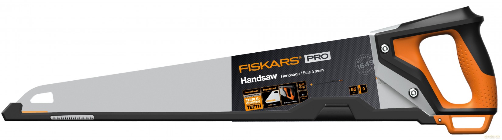 Fiskars - PowerTooth handsaw - 55 cm - 9 tpi