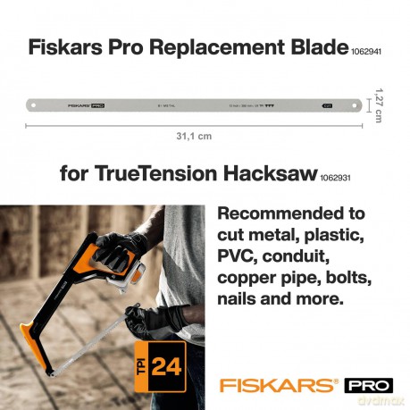 Fiskars - Replacement blade hacksaw - 30cm