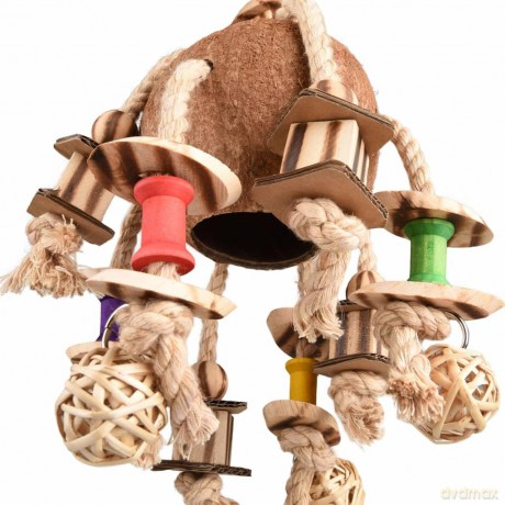 Flamingo - Parrot Toy Sully - Brown - 42 cm