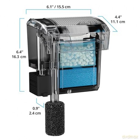 Fluval - AquaClear AC 30 Hang-On Filter - 569 L/H - 38-114L