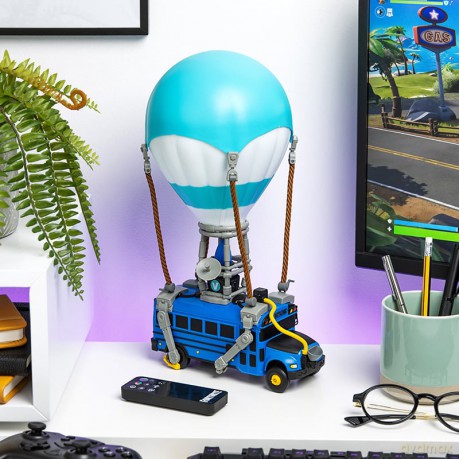 Paladone Fortnite Battle Bus zmieniająca kolor lampa LED z uchwytem na słuchawki
