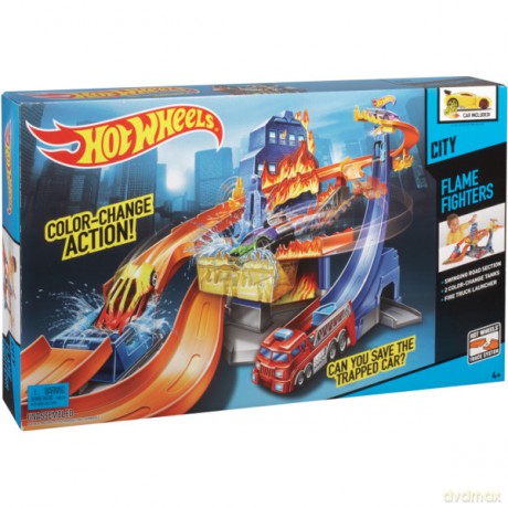 HOT WHEELS Zestaw płonący wieżowiec [ZABAWKA]