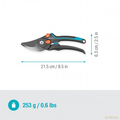 Gardena - Secateurs PremiumCut Pro Flex - Bypass - Green Wood - 24 mm Cutting Diameter
