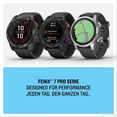 Garmin - Fenix 7 Pro Solar - multisport GPS smartwatch