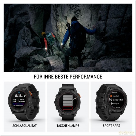 Garmin - Fenix 7 Pro Solar - multisport GPS smartwatch