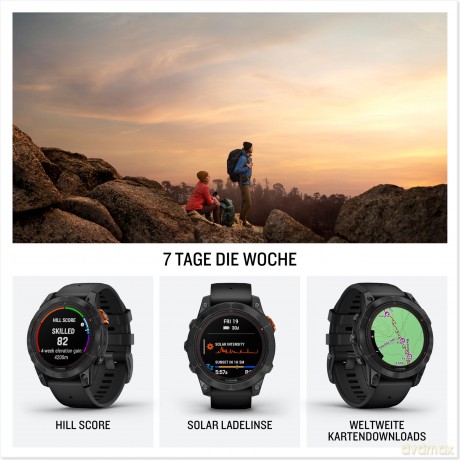 Garmin - Fenix 7X Pro Solar Edition - multisport GPS smartwatch