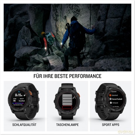 Garmin - Fenix 7X Pro Solar Edition - multisport GPS smartwatch