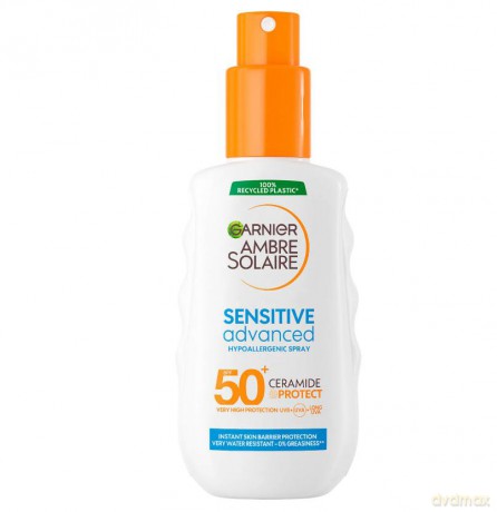 Garnier - Ambre Solaire Sensitive Advanced Hypoallergenic Spray - SPF 50+ [KOMSETYKI]