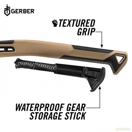 Gerber Bushcraft Hatchet,16L,PIT,CYBR,3/12,DIP