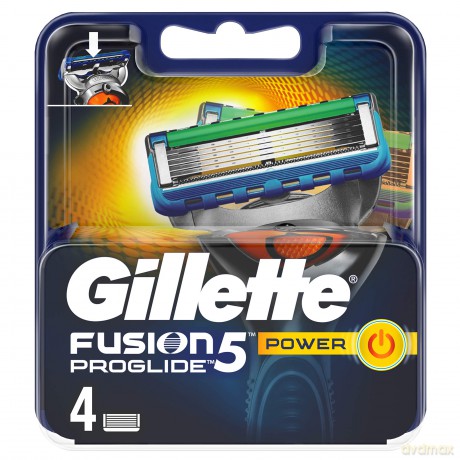 Gillette - Fusion Proglide Power Blades 4 Pack